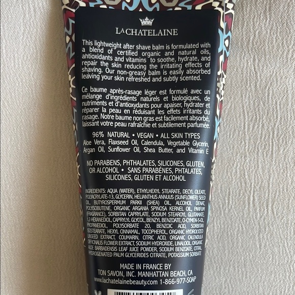 La Chatelaine After-Shave Balm - Sandalwood-3.4oz - Picture 2 of 2